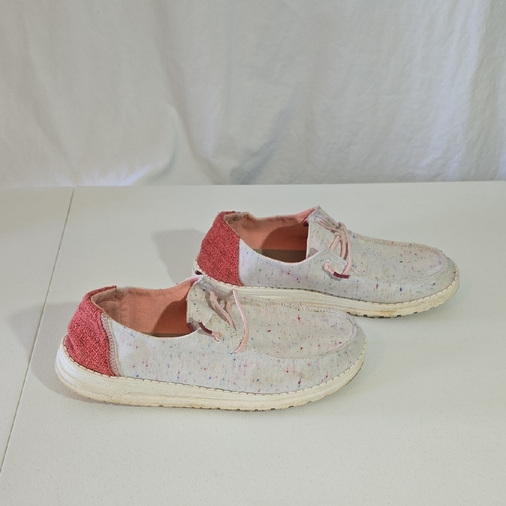 Hey Dude Wendy Confetti Pink Shoes - Picture 3 of 7
